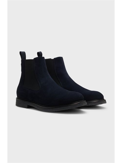 Stivaletti Chelsea in pelle scamosciata con pannelli elastici BOSS | KOPE_CHEB_SD/401-50548076